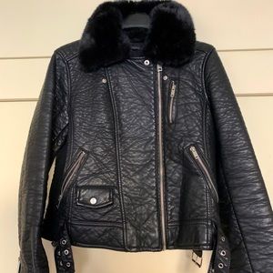 Zara Leather Jacket Size L